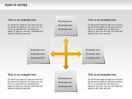 Post-it Paper Notes Shapes, Slide 11, 00811, Business Models — PoweredTemplate.com