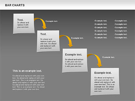 Post-it notas papel formas, Deslizar 15, 00811, Modelos de Negócio — PoweredTemplate.com