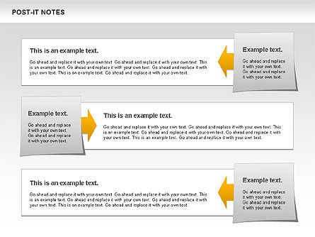 Post-it Paper Notes Shapes, Slide 7, 00811, Business Models — PoweredTemplate.com