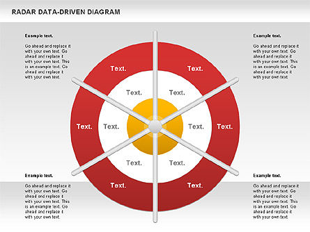 Diagrama de datos de radar, Diapositiva 10, 00813, Modelos de negocios — PoweredTemplate.com