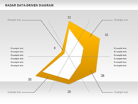 Radar data-driven diagramma, Slide 11, 00813, Modelli di lavoro — PoweredTemplate.com