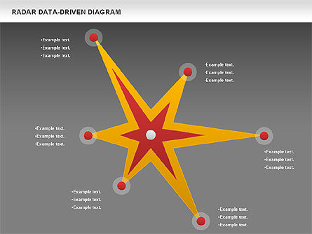 Radar datengesteuertes Diagramm, Folie 14, 00813, Business Modelle — PoweredTemplate.com
