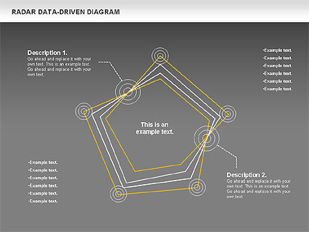 Radargegevens-driven diagram, Dia 16, 00813, Businessmodellen — PoweredTemplate.com