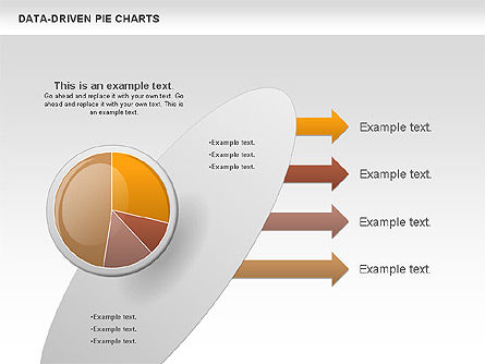 데이터 기반 원형 차트, 슬라이드 5, 00814, 파이 차트 — PoweredTemplate.com