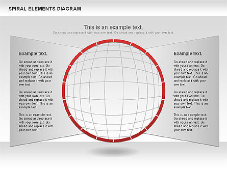 Spiral Elements Diagram, Slide 10, 00815, Stage Diagrams — PoweredTemplate.com