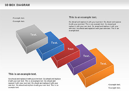 3D-Box-Diagramm, Folie 2, 00816, Business Modelle — PoweredTemplate.com