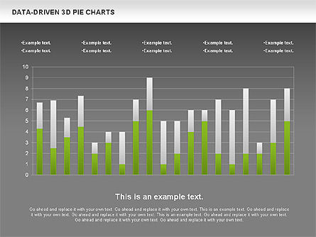 Data-Driven 3D Pie Chart, Slide 13, 00817, Pie Charts — PoweredTemplate.com