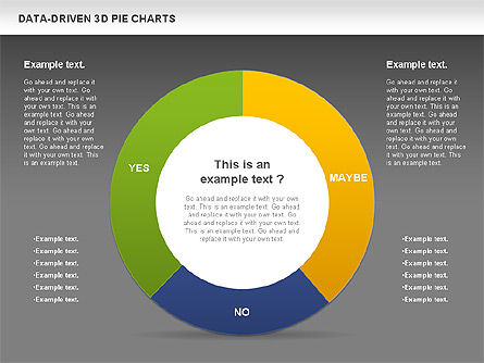 Data-Driven 3D Pie Chart, Slide 15, 00817, Pie Charts — PoweredTemplate.com