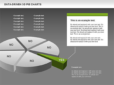 Data-Driven 3D Pie Chart, Slide 16, 00817, Pie Charts — PoweredTemplate.com