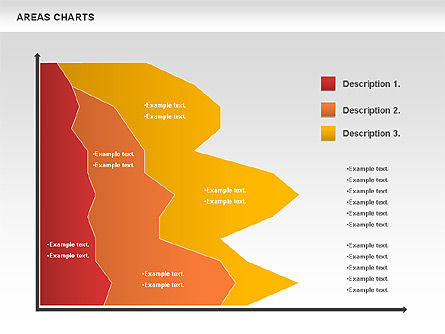 Area chart, Deslizar 9, 00819, Modelos de Negócio — PoweredTemplate.com