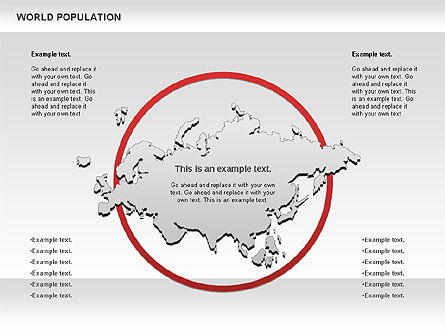 Schéma de l'économie mondiale, Diapositive 6, 00820, Modèles commerciaux — PoweredTemplate.com