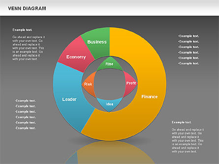 Colorful Venn Diagram, Slide 12, 00822, Business Models — PoweredTemplate.com