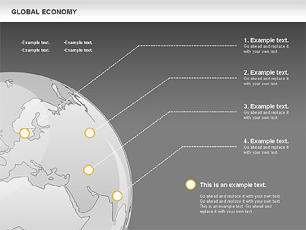 Économie mondiale, Diapositive 12, 00823, Modèles commerciaux — PoweredTemplate.com
