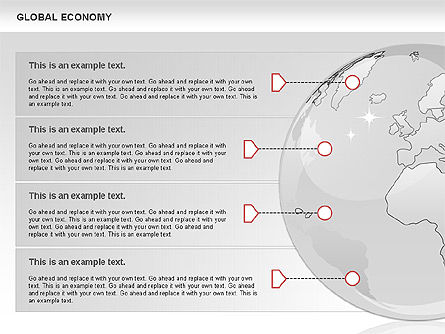 글로벌 경제, 슬라이드 6, 00823, 비즈니스 모델 — PoweredTemplate.com