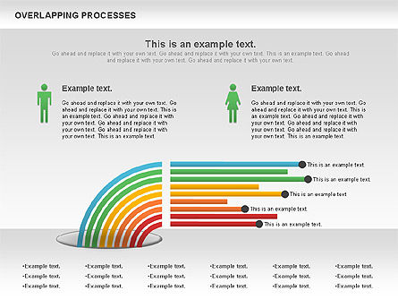 Overlapping Processes Diagram, Slide 3, 00824, Process Diagrams — PoweredTemplate.com