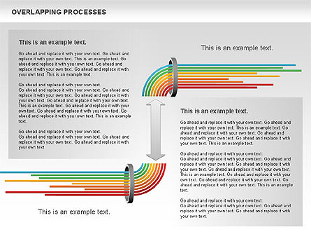 Overlapping Processes Diagram, Slide 7, 00824, Process Diagrams — PoweredTemplate.com