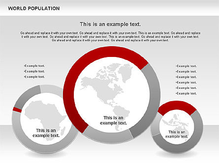 World população diagrama, Deslizar 10, 00829, Modelos de Negócio — PoweredTemplate.com