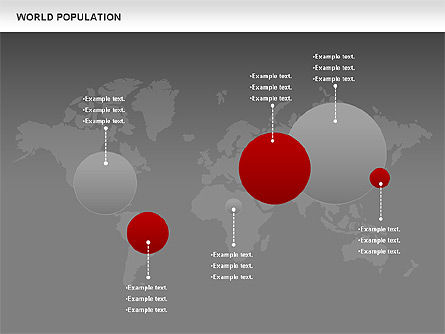 World Population Diagram, Slide 12, 00829, Business Models — PoweredTemplate.com