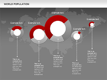 World Population Diagram, Slide 16, 00829, Business Models — PoweredTemplate.com