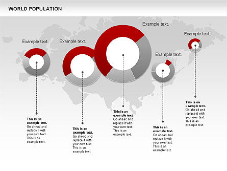 World Population Diagram, Slide 5, 00829, Business Models — PoweredTemplate.com