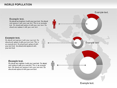 World Population Diagram, Slide 6, 00829, Business Models — PoweredTemplate.com