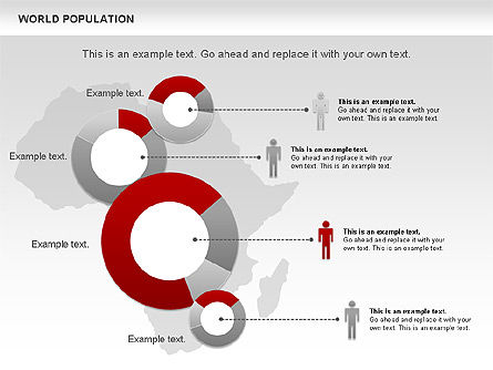 World população diagrama, Deslizar 7, 00829, Modelos de Negócio — PoweredTemplate.com