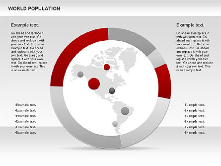 World Population Diagram, Slide 8, 00829, Business Models — PoweredTemplate.com
