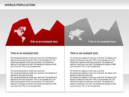 Diagramme de la population mondiale, Diapositive 9, 00829, Modèles commerciaux — PoweredTemplate.com