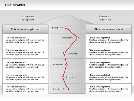 Line Graphs, Slide 10, 00830, Graph Charts — PoweredTemplate.com