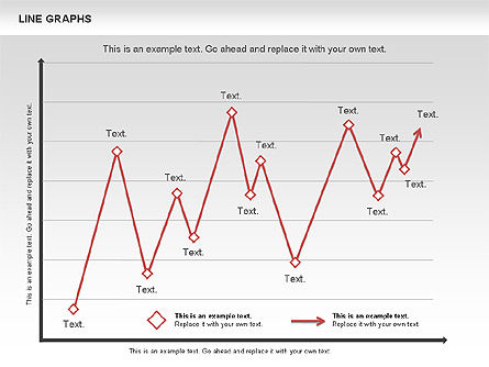 Line Graphs, Slide 6, 00830, Graph Charts — PoweredTemplate.com