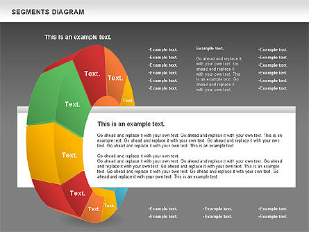 Segmen Diagram, Slide 13, 00831, Model Bisnis — PoweredTemplate.com