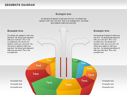 Segments diagrama, Deslizar 6, 00831, Modelos de Negócio — PoweredTemplate.com