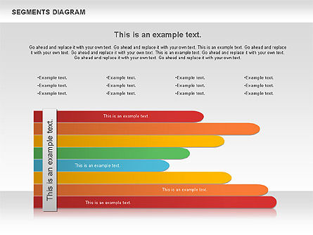Diagramme des segments, Diapositive 9, 00831, Modèles commerciaux — PoweredTemplate.com