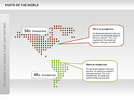 Partes del mundo, Diapositiva 3, 00833, Plantillas de presentación — PoweredTemplate.com
