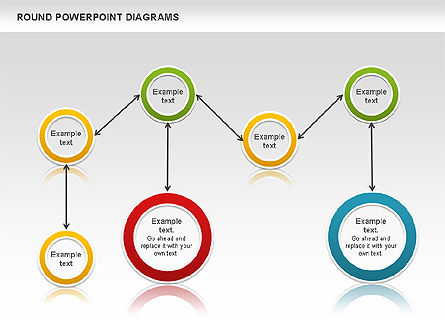 Diagramas redondos, Diapositiva 10, 00836, Modelos de negocios — PoweredTemplate.com