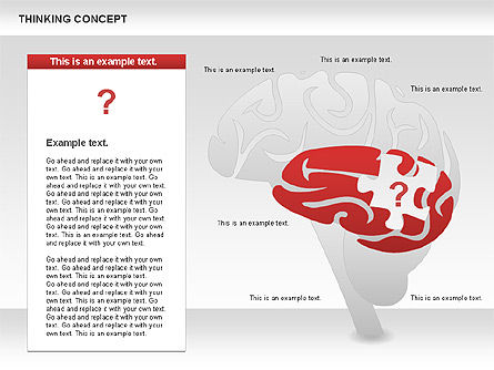 Diagrama del concepto de pensamiento, Diapositiva 9, 00837, Modelos de negocios — PoweredTemplate.com