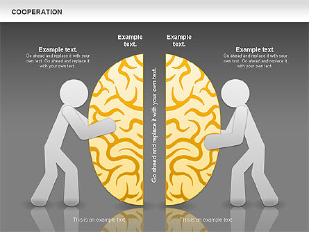 Diagrama de Cooperación, Diapositiva 15, 00838, Modelos de negocios — PoweredTemplate.com