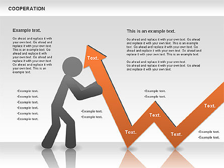 Diagrama de Cooperación, Diapositiva 7, 00838, Modelos de negocios — PoweredTemplate.com
