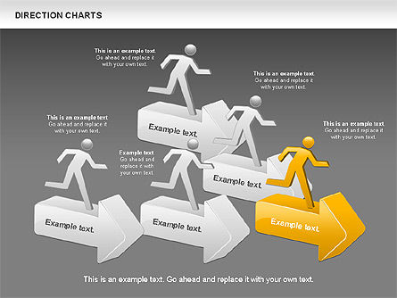 Chart direzione, Slide 12, 00839, Modelli di lavoro — PoweredTemplate.com
