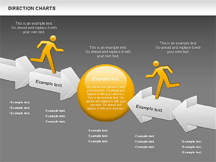 Chart direzione, Slide 16, 00839, Modelli di lavoro — PoweredTemplate.com