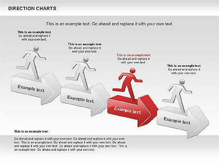 Richting grafiek, Dia 9, 00839, Businessmodellen — PoweredTemplate.com
