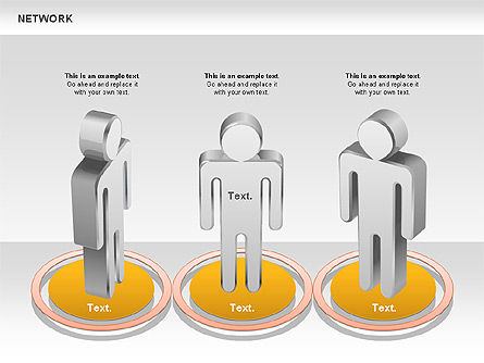 Diagrama de red de personas, Diapositiva 11, 00842, Modelos de negocios — PoweredTemplate.com