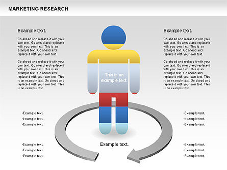 Marketing Research with Outline Diagram, Slide 10, 00844, Business Models — PoweredTemplate.com