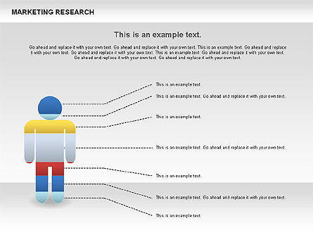 Recherche de marketing avec diagramme de contour, Diapositive 3, 00844, Modèles commerciaux — PoweredTemplate.com