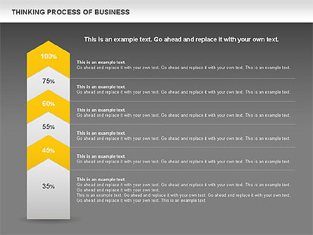 Processo di pensiero di affari, Slide 13, 00846, Modelli di lavoro — PoweredTemplate.com