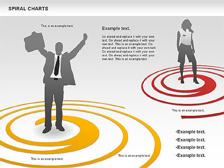 Spiral Chart, Slide 10, 00848, Business Models — PoweredTemplate.com