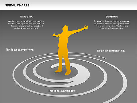 Spiral Chart, Slide 14, 00848, Business Models — PoweredTemplate.com