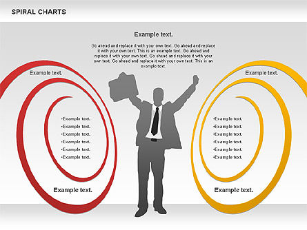Gráfico Espiral, Diapositiva 6, 00848, Modelos de negocios — PoweredTemplate.com