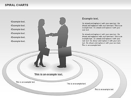 Spiral Chart, Slide 8, 00848, Business Models — PoweredTemplate.com