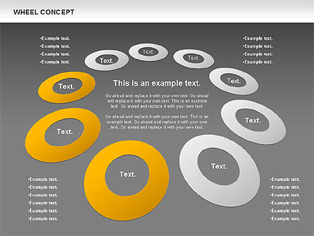 Concept de roue, Diapositive 14, 00849, Modèles commerciaux — PoweredTemplate.com